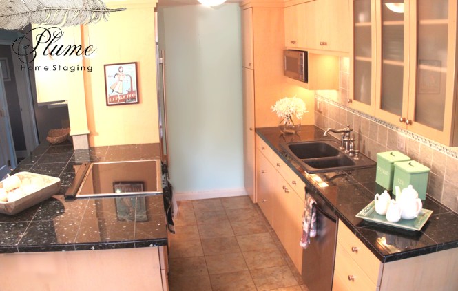 Redmond Kitchen Staged by Plume