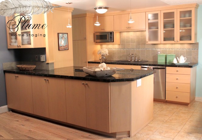 Redmond Kitchen Staged by Plume