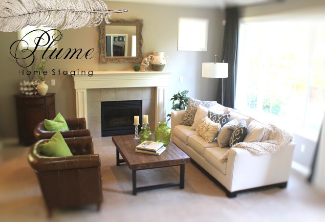 Seating grouping is clean and lines do not distract from architectural details of the room