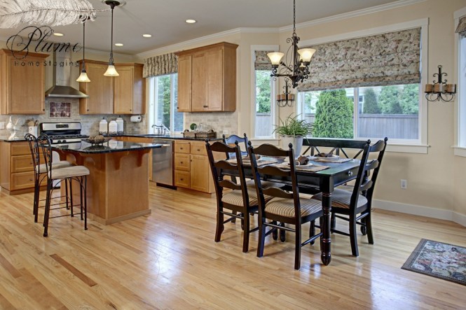 Kitchen Staging by Plume in Sammamish