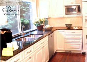 Kitchen has a country feel